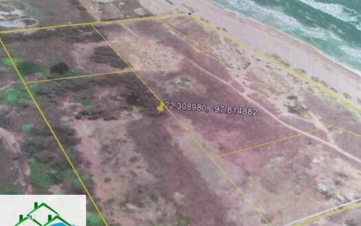 PREDIO RUSTICO CON FRENTE AL MAR EN VENTA COL. MIRAMAR EN CD. MADERO, TAMPS