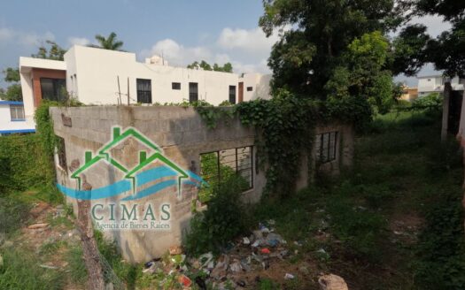 TERRENO CON CONSTRUCCION EN VENTA COL. LAS CONCHITAS EN CD. MADERO, TAMPS